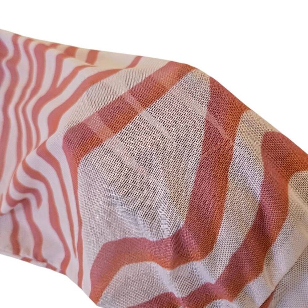 Atelier5 By Community of Artists Womens Zebra Print Long Sleeve Top Pink Large - Picture 4 of 10